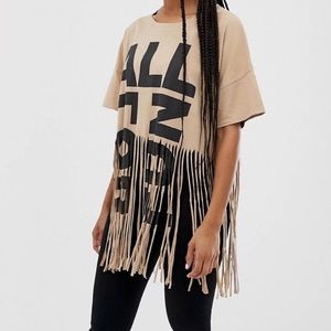 100% Organic Fringe Tee NWOT